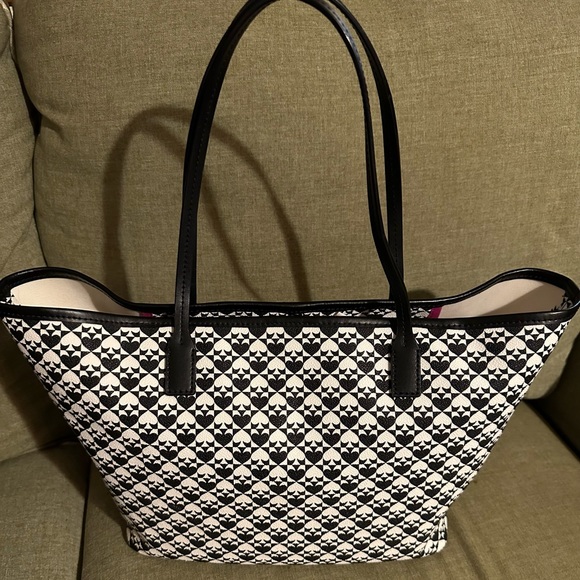 Kate Spade Penn Place Black & White Tote - Picture 9 of 9